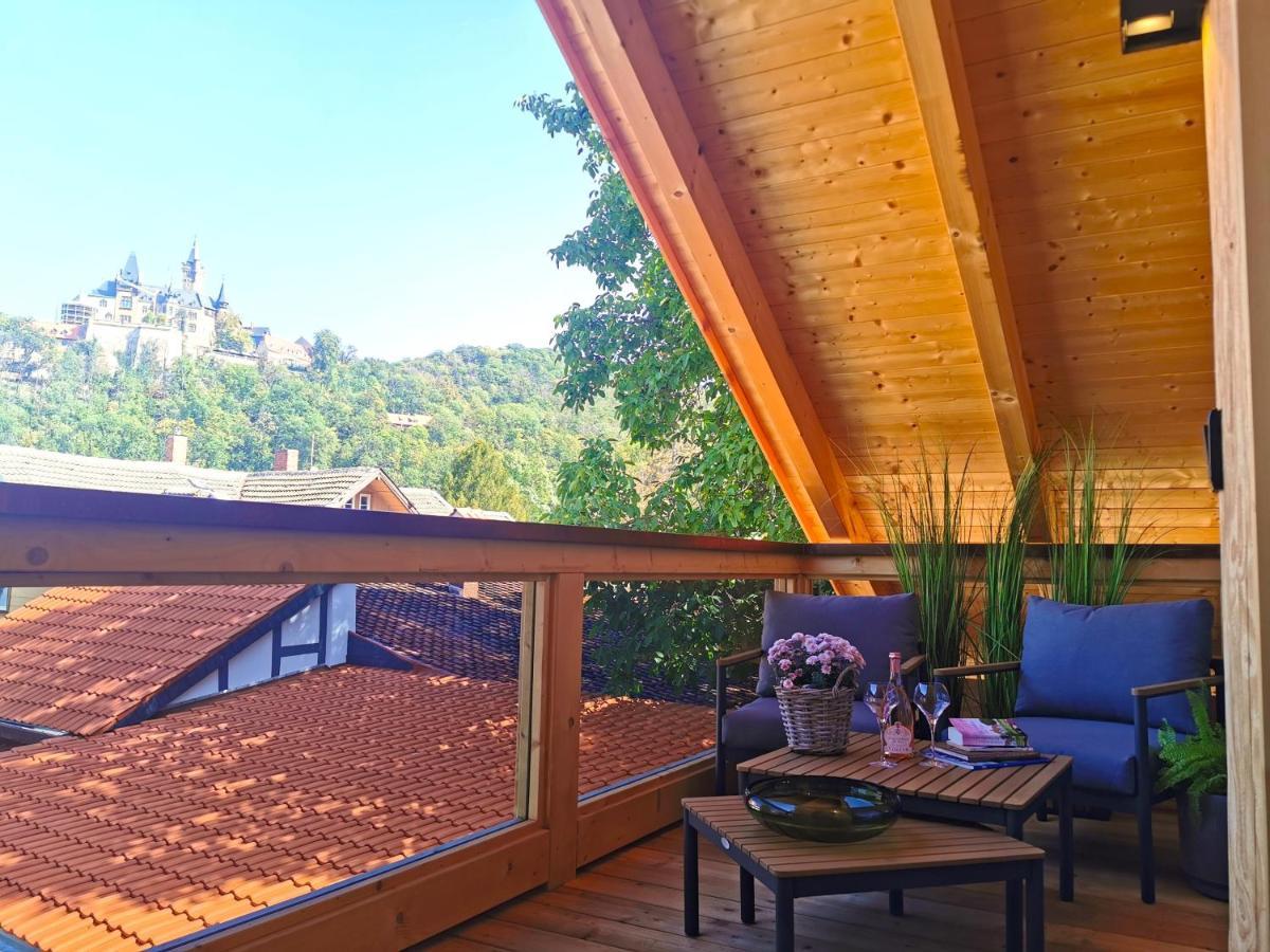 Das Chalet Mit Schlossblick In Wernigerode Kültér fotó